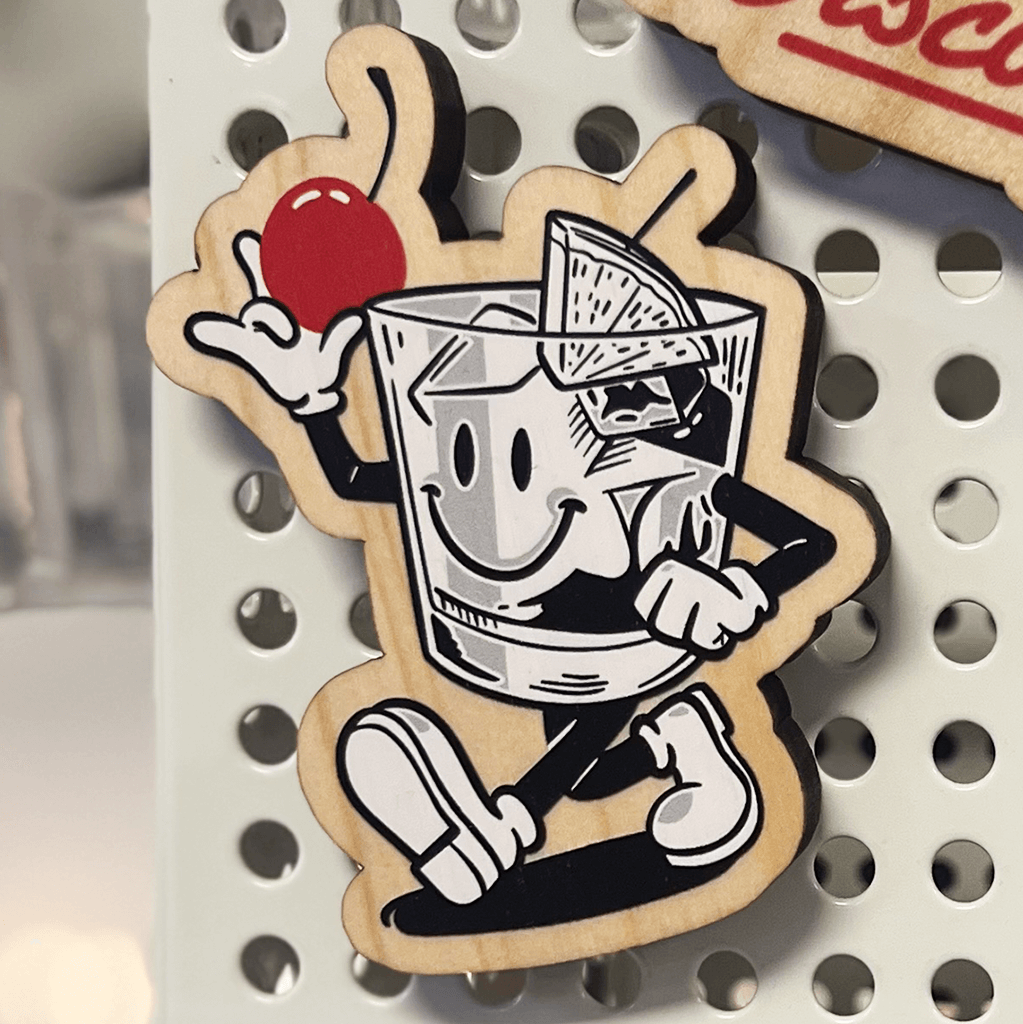 "Happy Old Fashioned" Magnetic Bottle Opener