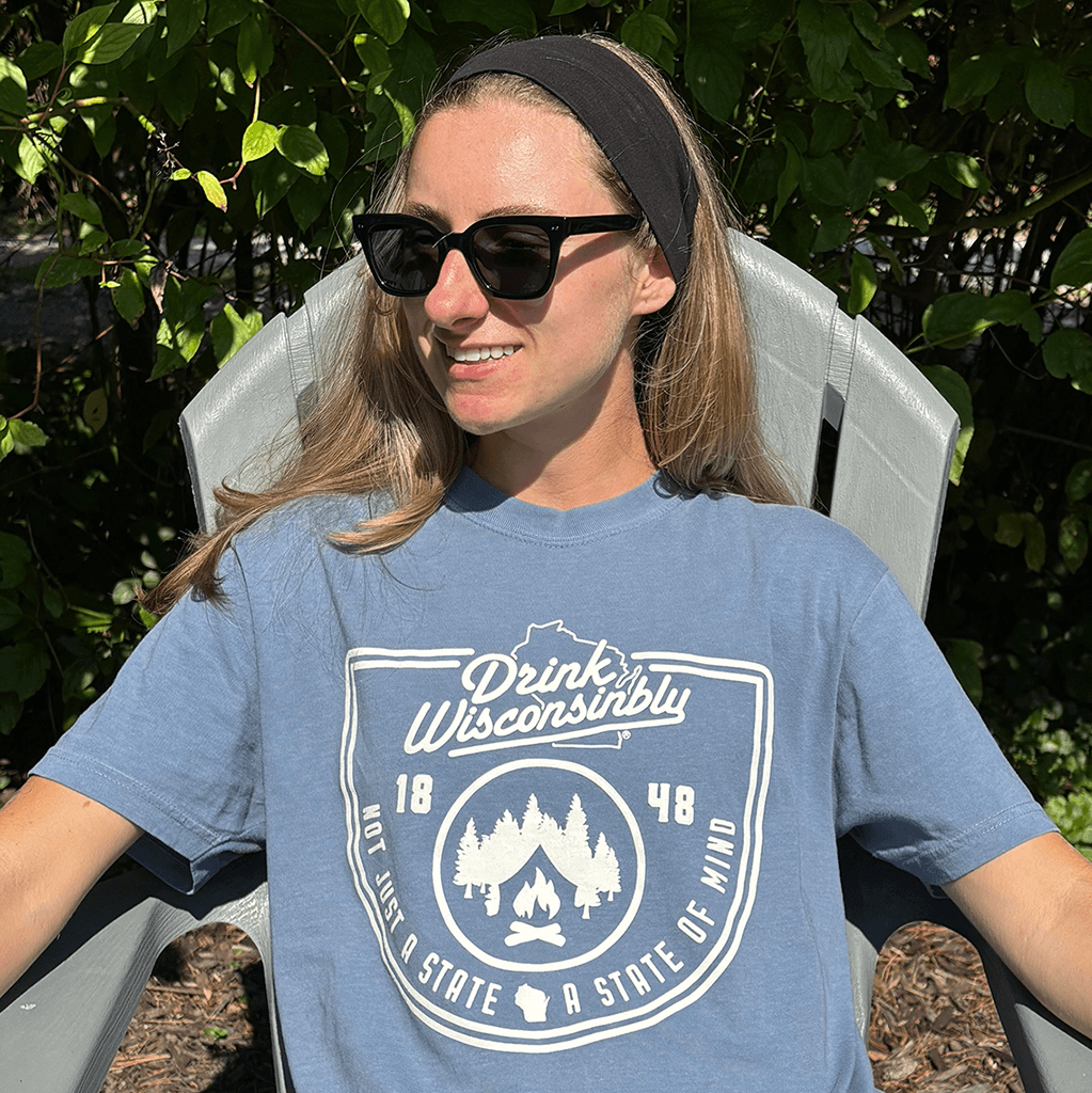 Blue "State of Mind" T-Shirt