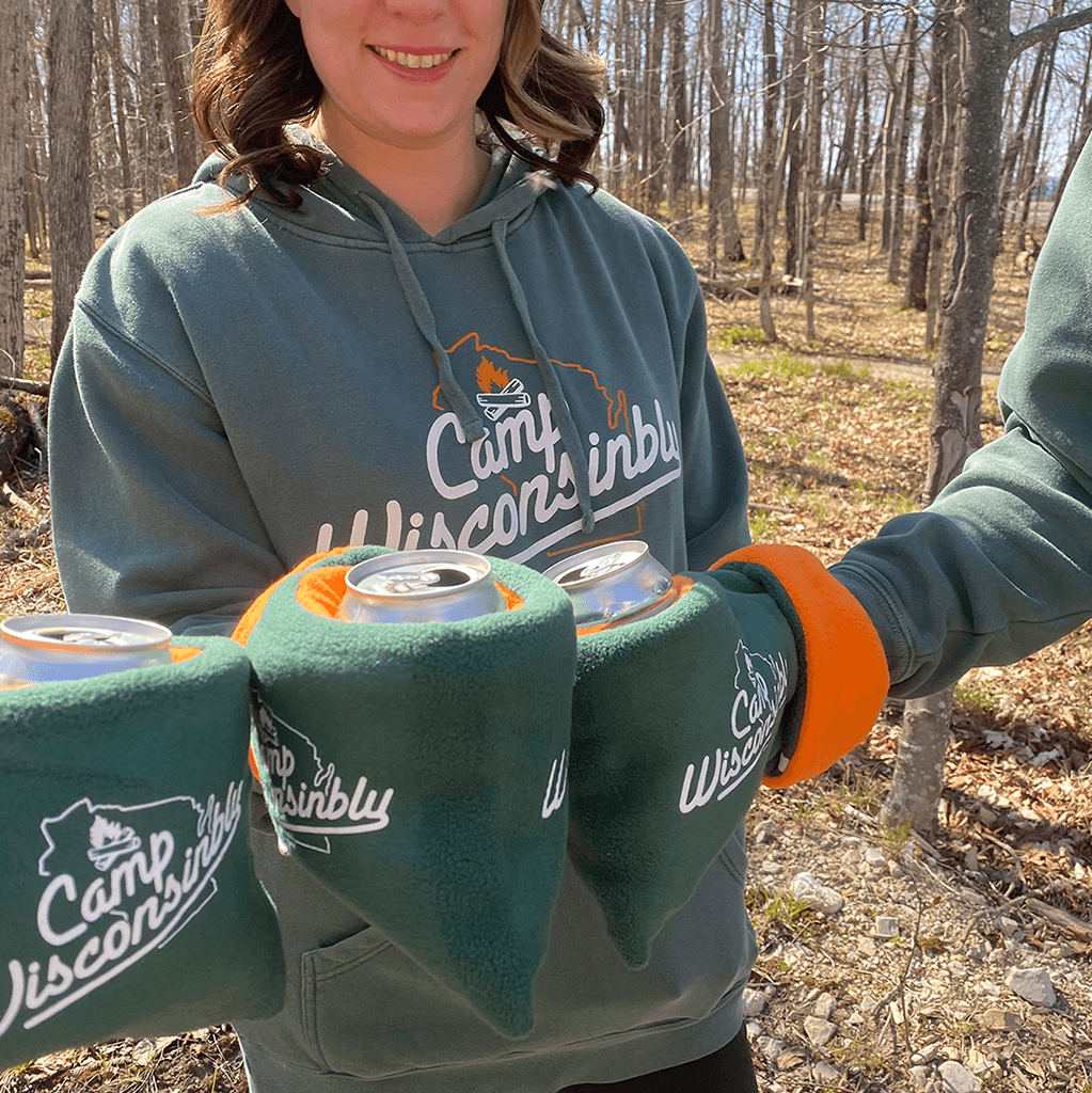 Camp Wisconsinbly Beer Mittens
