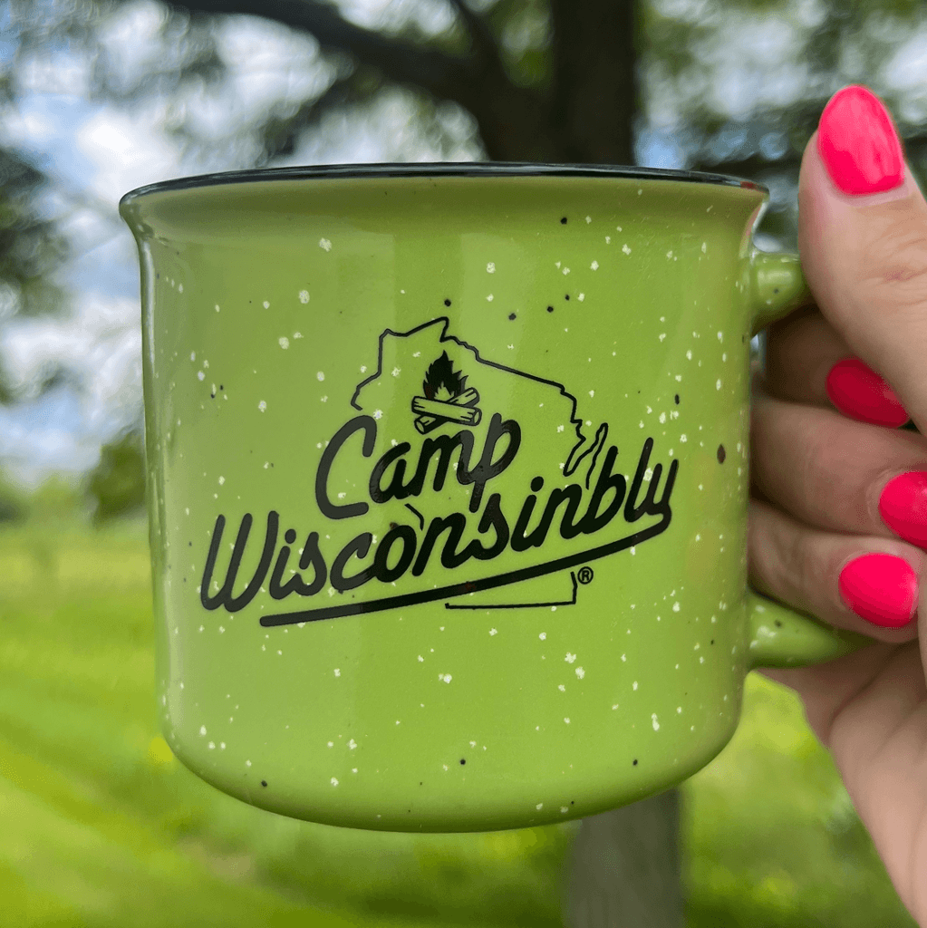 Camp Wisconsinbly Green Mug