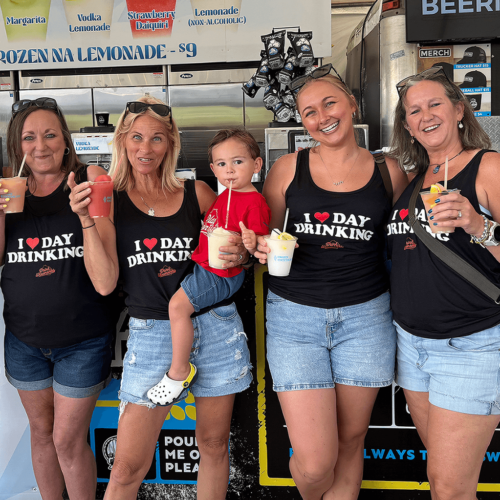 Drink Wisconsinbly I Love Day Drinking Tank Tops
