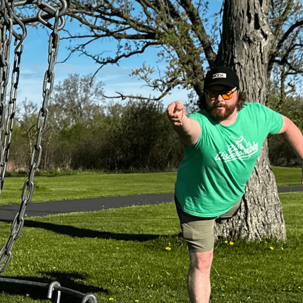 Disc Wisconsinbly Green Golf T-Shirt