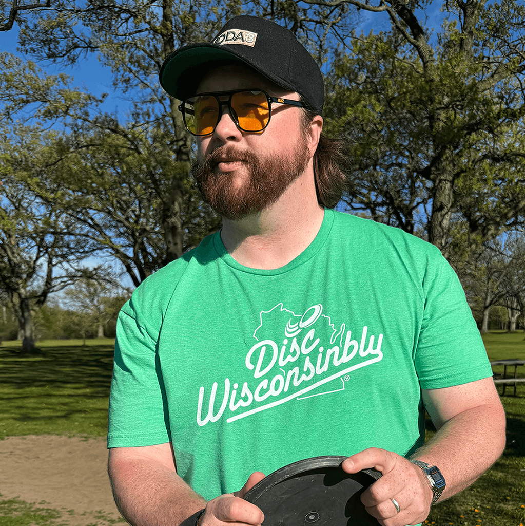 Disc Wisconsinbly Frisbee Green Golf T-Shirt