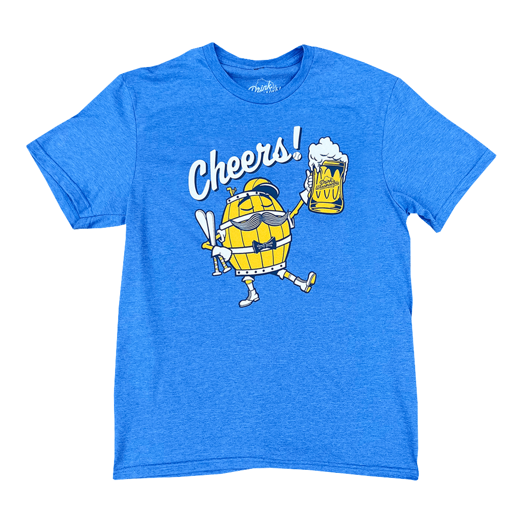 Cheers Thirston Blue Milwaukee Baseball T-Shirt