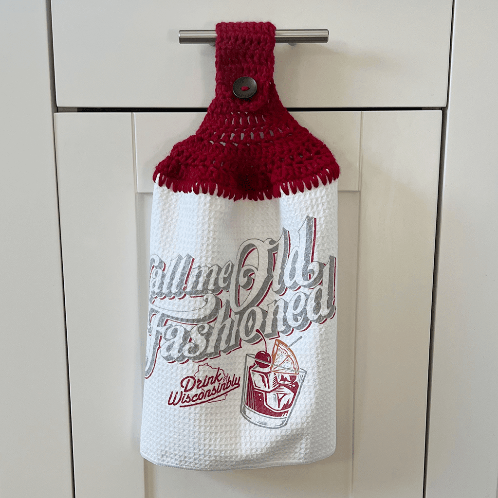 Crocheted "Call Me Old Fashioned" Towel