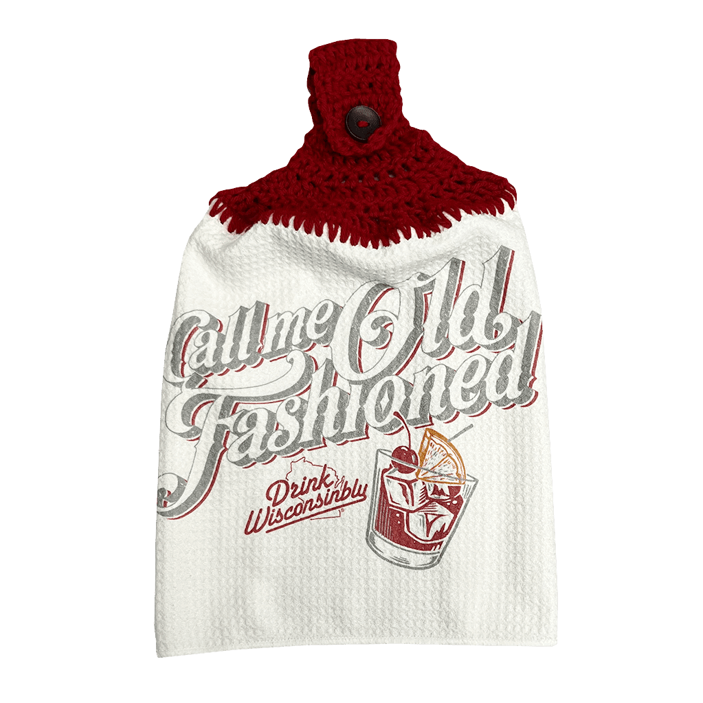 Crocheted "Call Me Old Fashioned" Towel