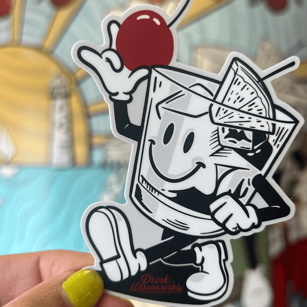 DW Happy Old Fashioned Sticker