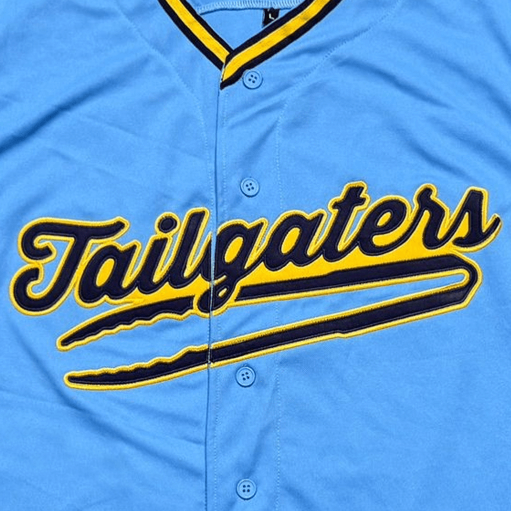 Milwaukee Tailgaters Blue Baseball Jersey Logo