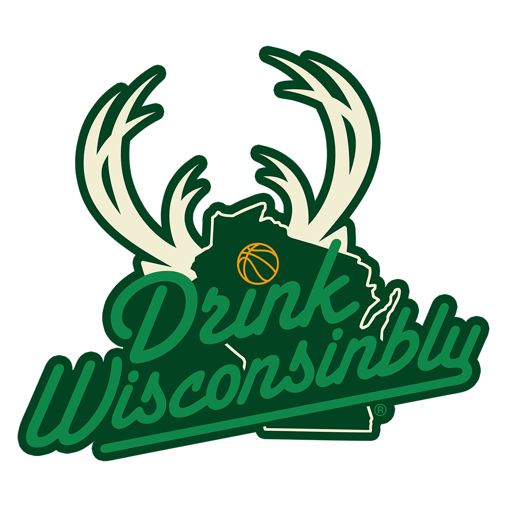 Drink Wisconsinbly Milwaukee Basketball Antlers Sticker