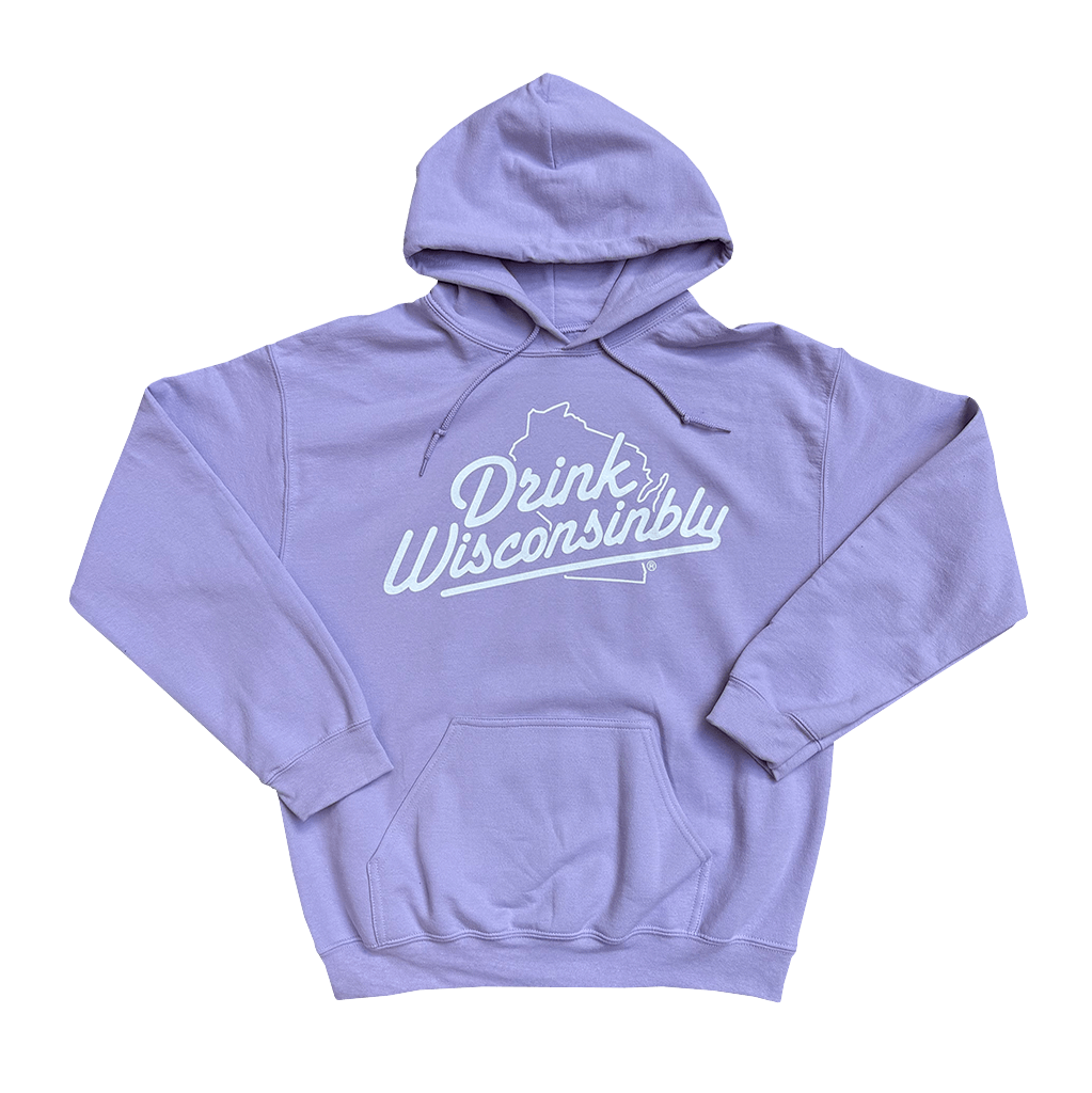 Drink Wisconsinbly Orchid Hoodie