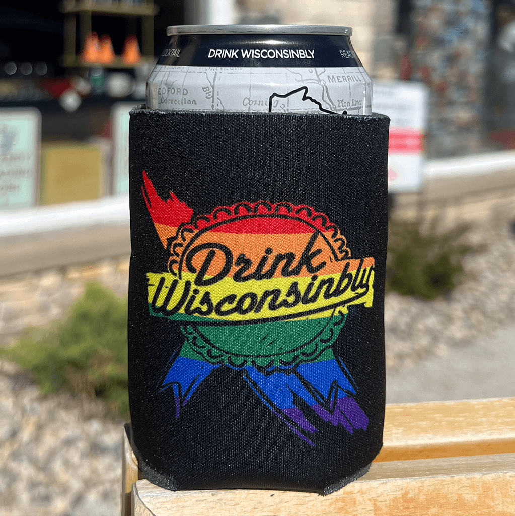 "Retro Ribbon Pride" Coozie