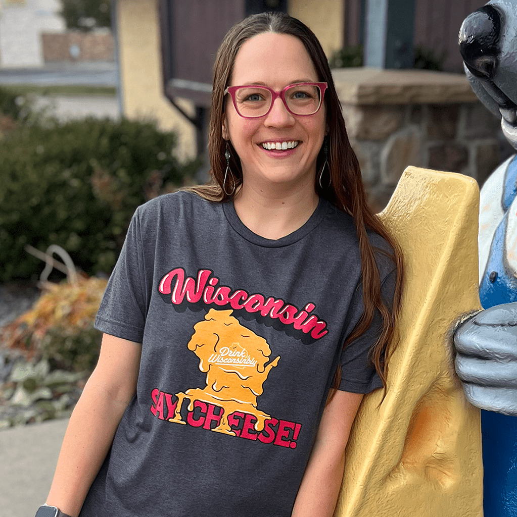 Drink Wisconsinbly Unisex Say Cheese T Shirt
