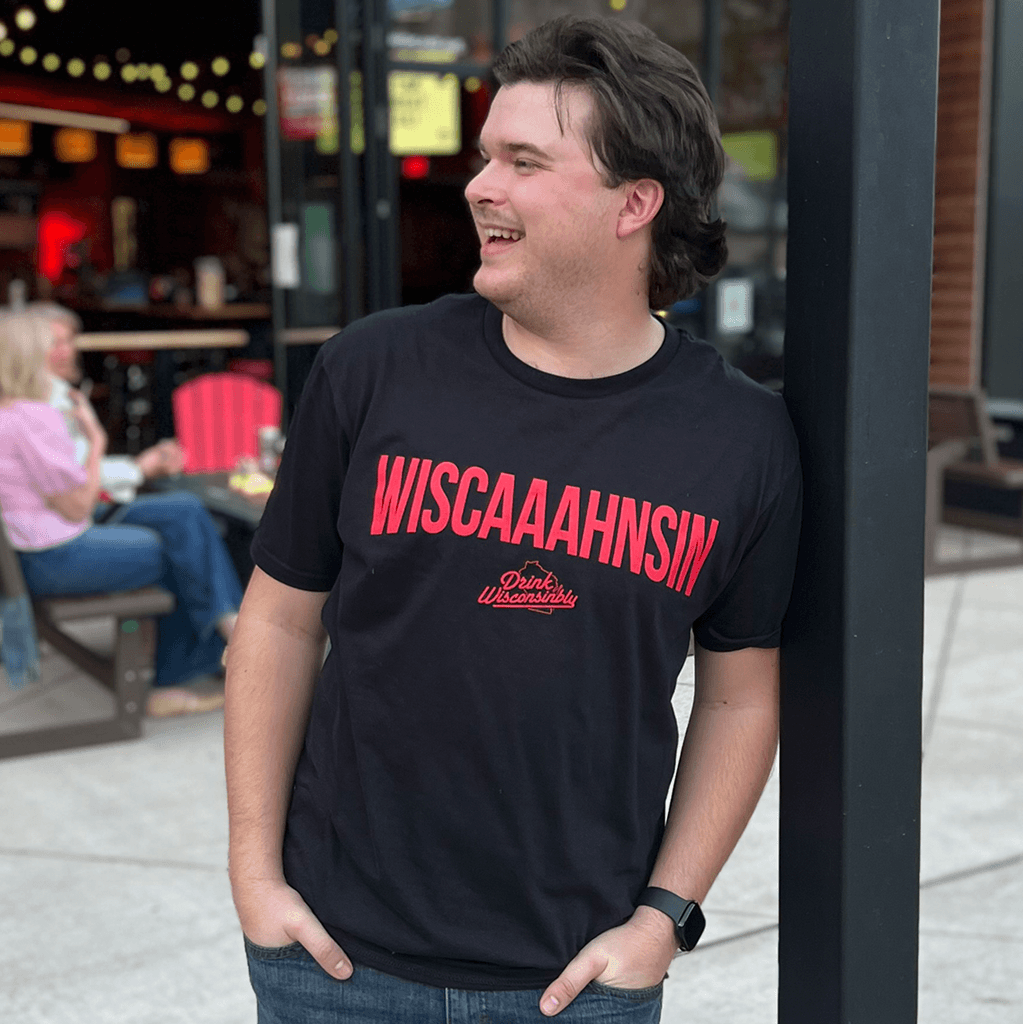 Black "Wiscaaahnsin" T-Shirt