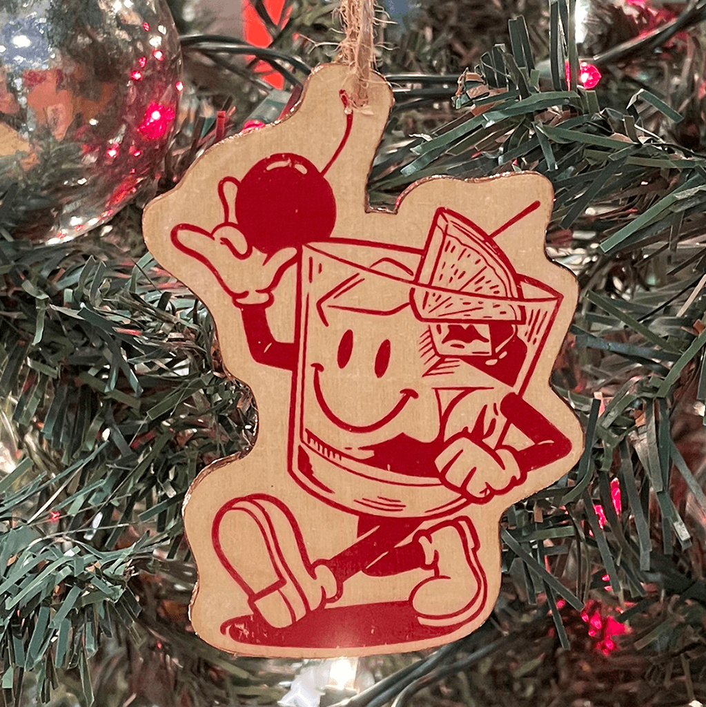 "Happy Old Fashioned" Christmas Ornament