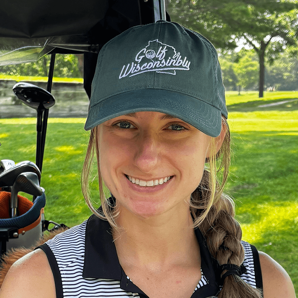 Golf Wisconsinbly Green Golfing Hat