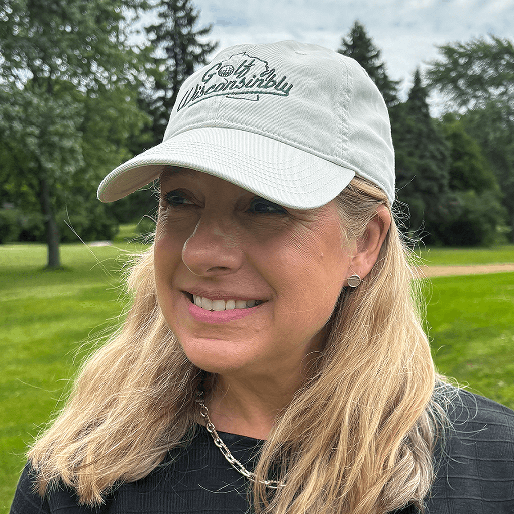 Golf Wisconsinbly Stone Hat Golfer