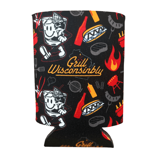 Grill Wisconsinbly Coozie