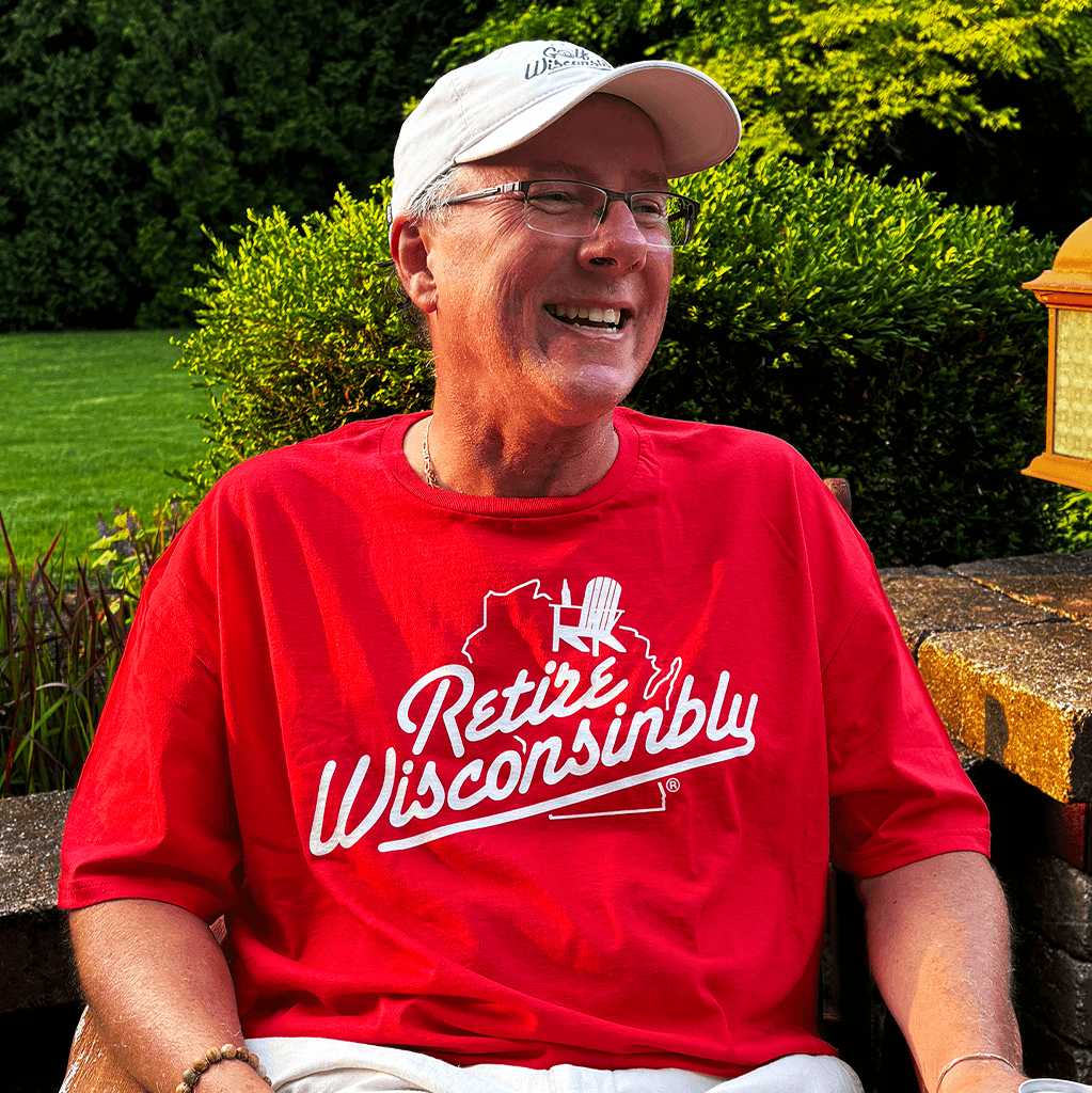 Retire Wisconsinbly Red T Shirt