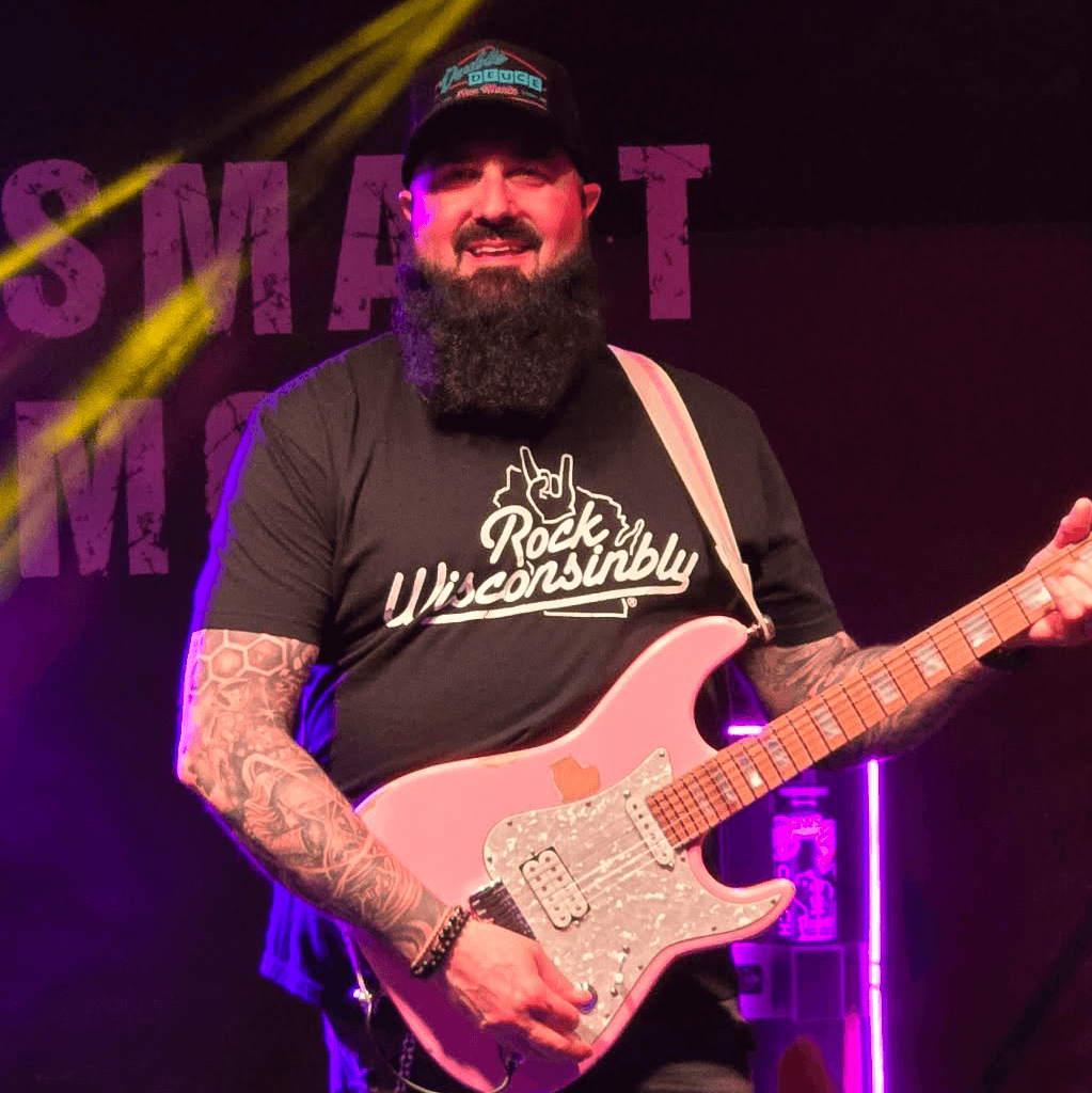 Black Band Rock Wisconsinbly T-Shirt