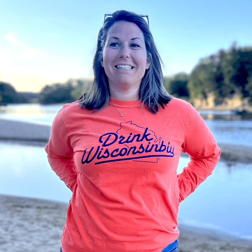 Drink Wisconsinbly Salmon Long Sleeve Shirt