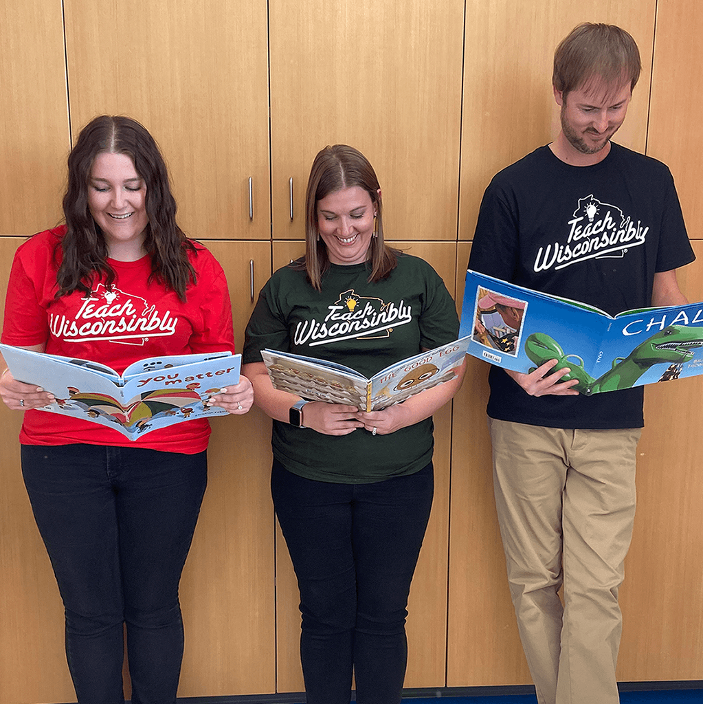 Teach Wisconsinbly Green T-Shirt