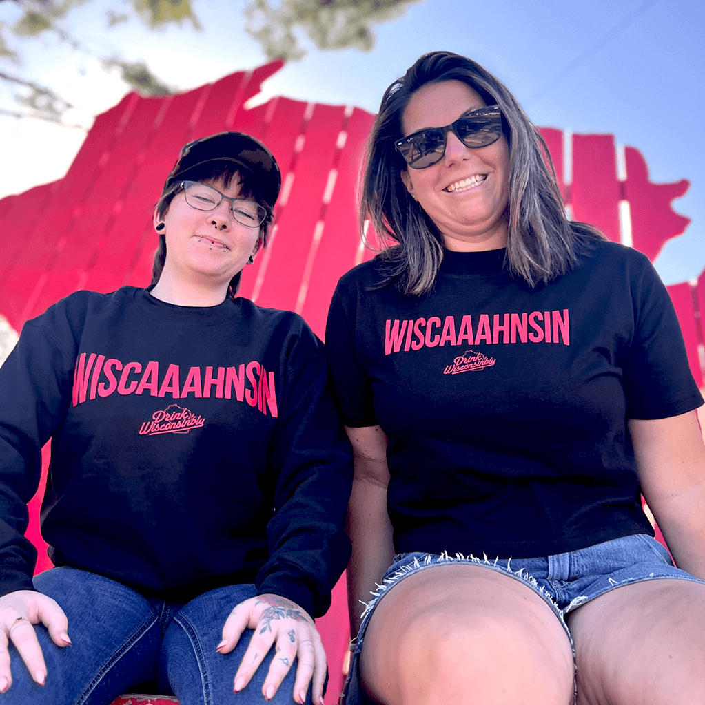 Black "Wiscaaahnsin" Crewneck