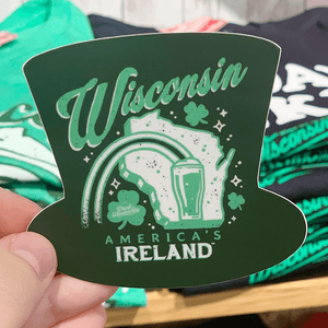 Drink Wisconsinbly Wisconsin America's Ireland St Patricks Day Sticker