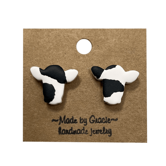 Drink Wisconsinbly Wisconsin Cow Earrings