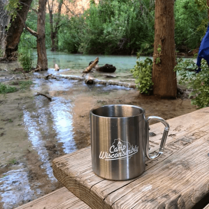Camp Wisconsinbly Carabiner Mug
