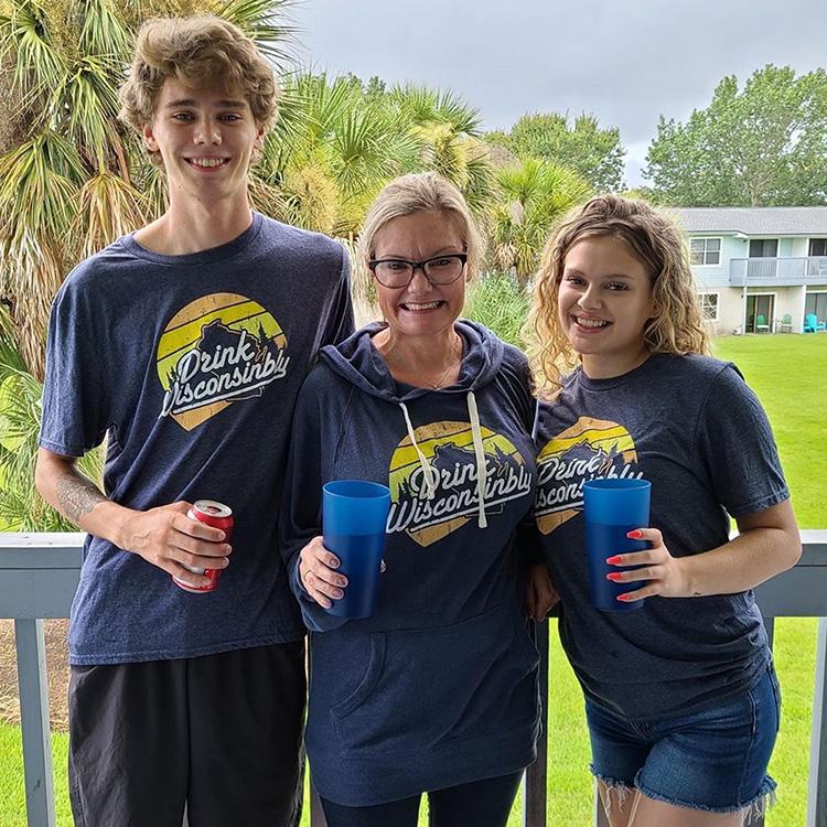 Drink Wisconsinbly Sunset T-Shirts