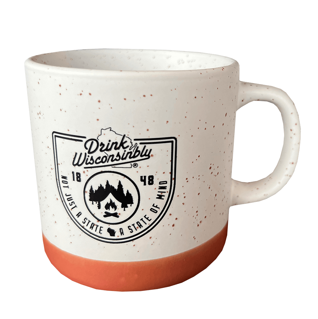 White & Red Clay "State of Mind" Campfire Mug