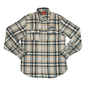 Drink Wisconsinbly Stone Flannel Long Sleeve
