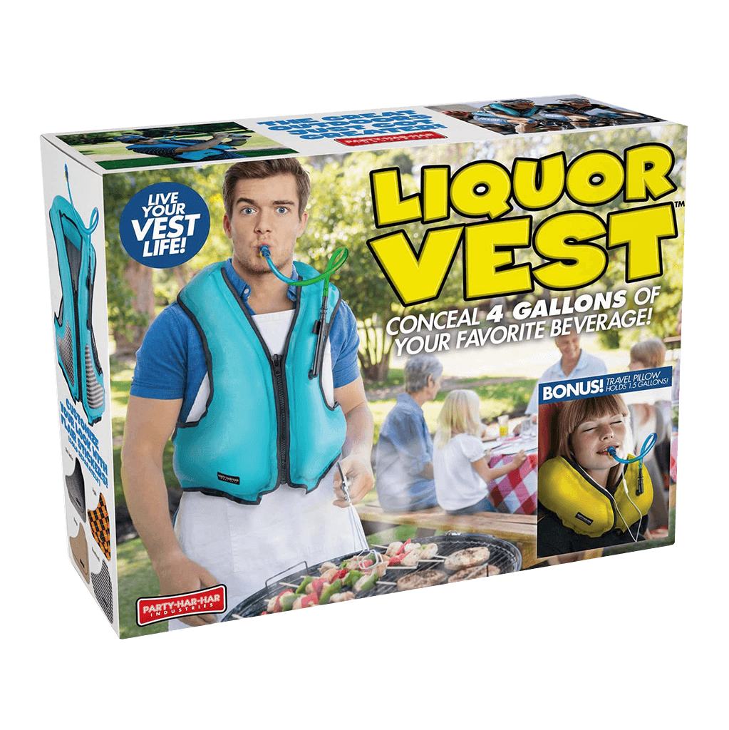 Drink Wisconsinbly Prank Gift Box Liquor Vest