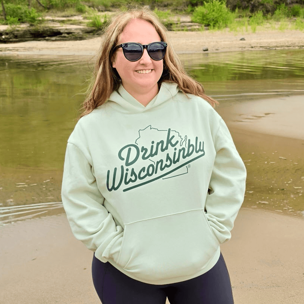 Drink Wisconsinbly Unisex Honey Dew Sweatshirt