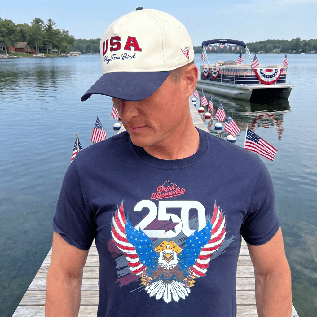 America 250th Anniversary Blue USA T-Shirt