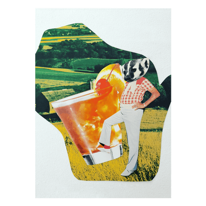 Drink Wisconsinbly Old Fashioned Badger Greeting Card