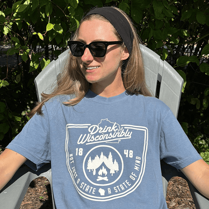 Blue "State of Mind" T-Shirt