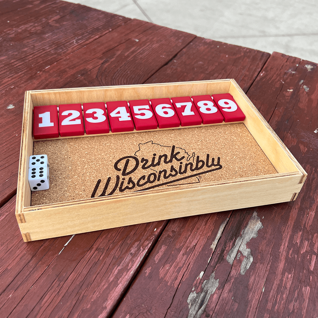 Drink Wisconsinbly Mini Shut The Box game