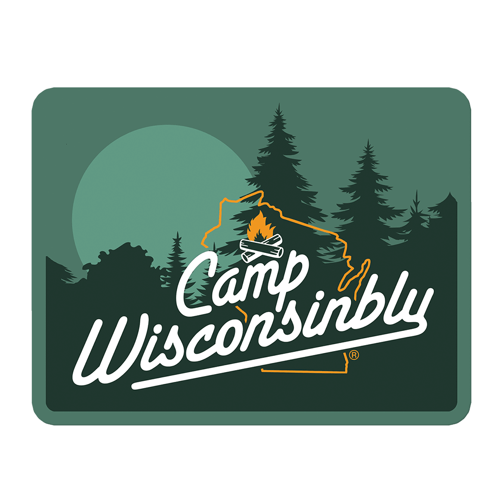 Camp Wisconsinbly Forest Sticker