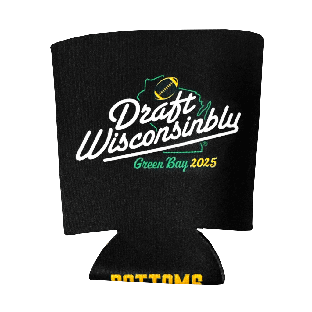 Draft Wisconsinbly Green Bay Cup Coozie