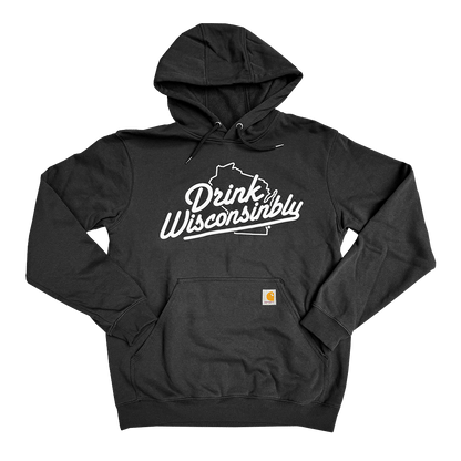 Drink Wisconsinbly Carhartt® Black Hoodie