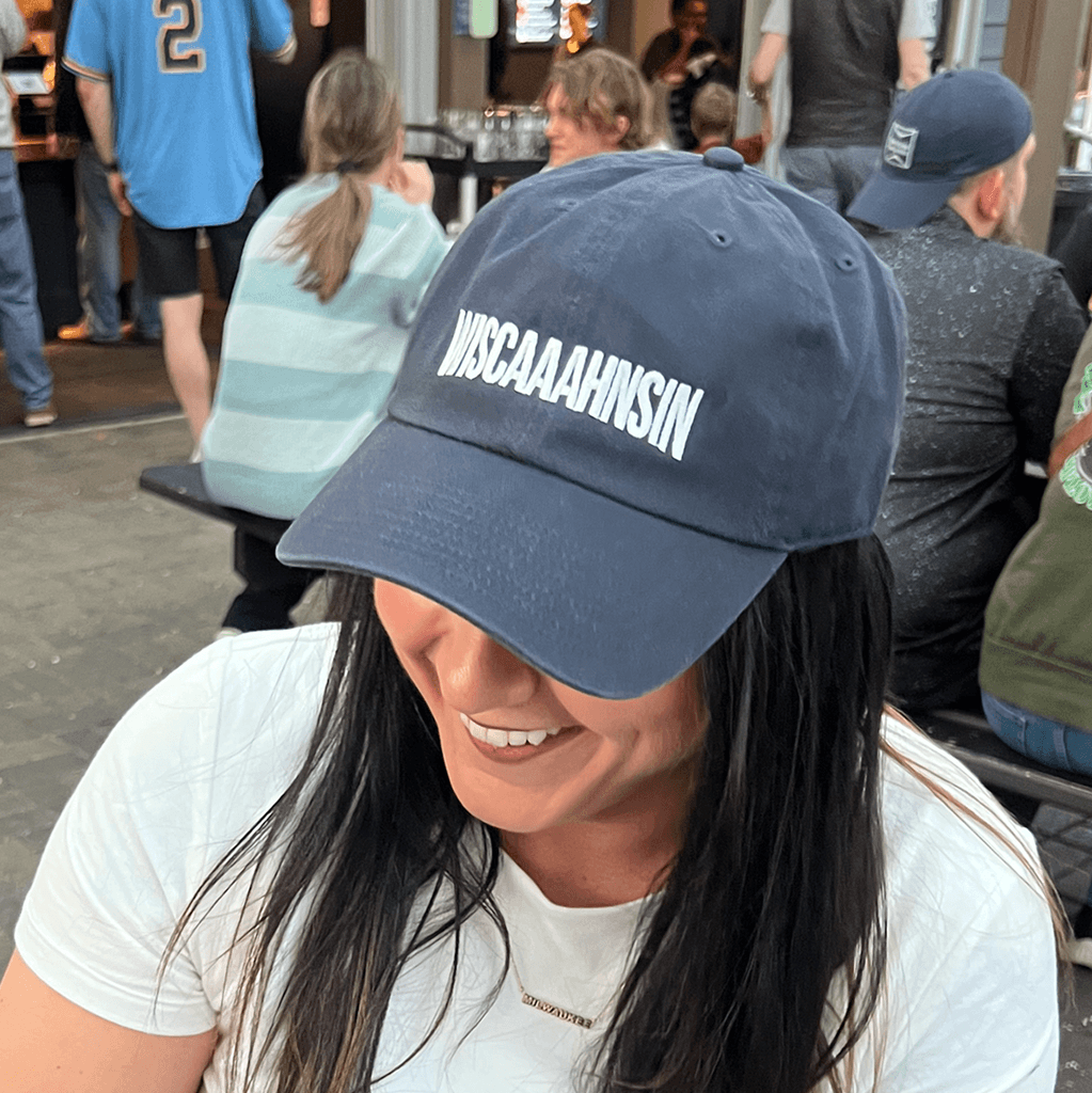 Drink Wisconsinbly Wiscaaahnsin Unisex Blue Hat