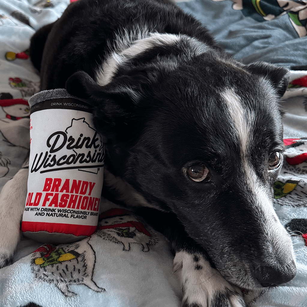 Drink Wisconsinbly Brandy Old Fashioned Plush Dog Toys