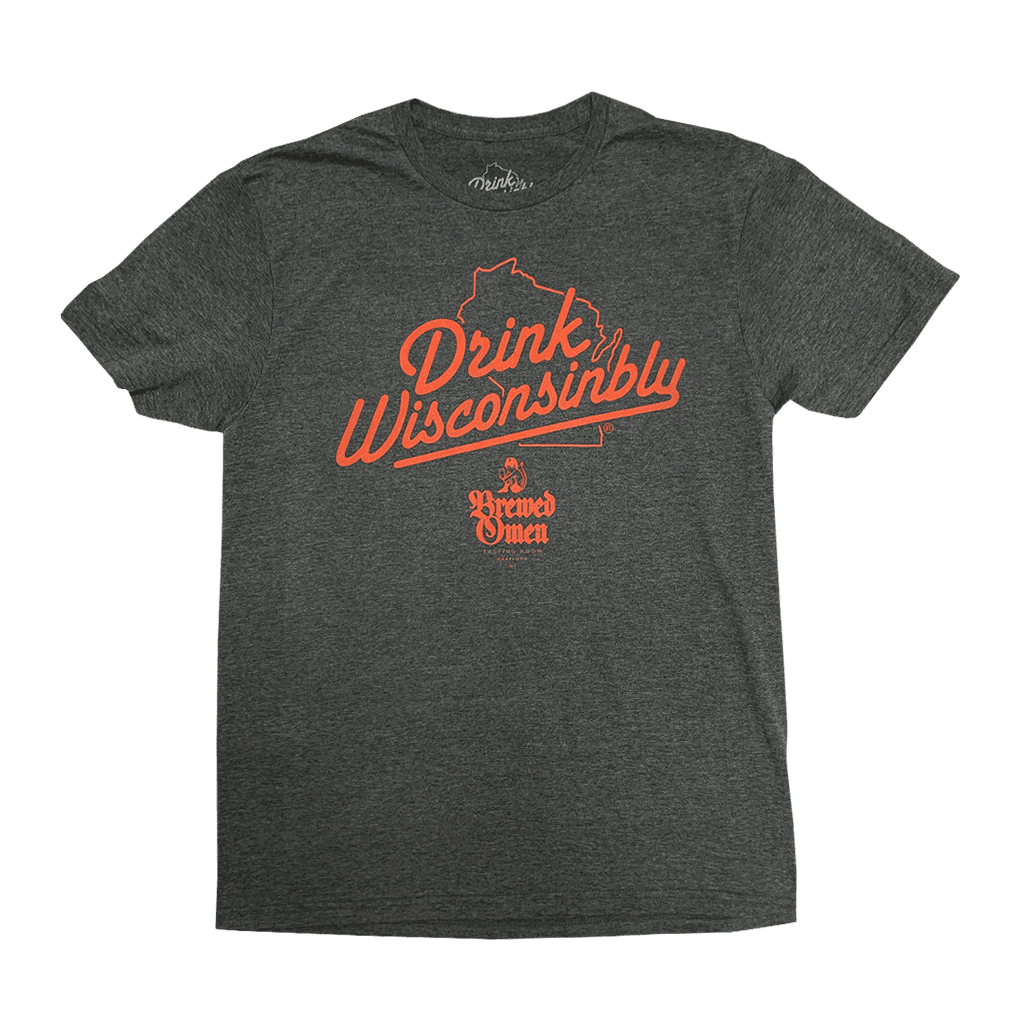 Drink Wisconsinbly Brewed Omen Tavern Collection T-Shirt