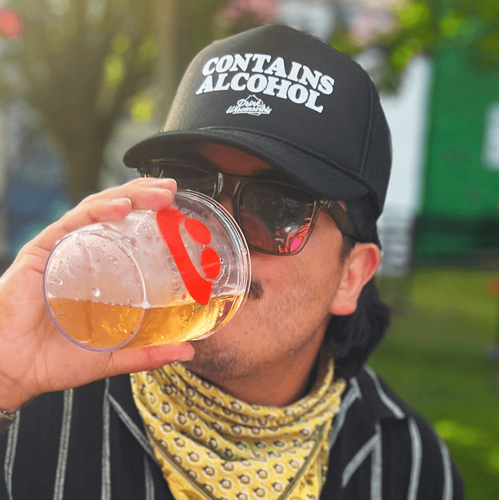 DW Contains Alcohol Trucker Hat
