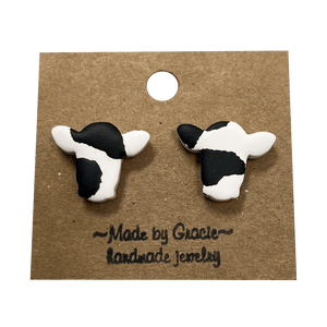Drink Wisconsinbly Wisconsin Cow Earrings