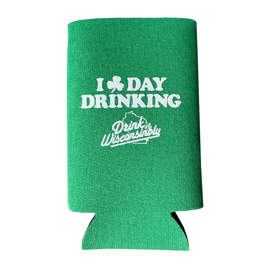 "I Love Day Drinking" Slim Coozie