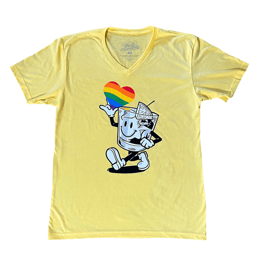 Drink Wisconsinbly Happy Pride Heart T-Shirt