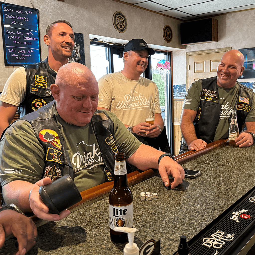 Drink Wisconsinbly Military USA T-Shirts