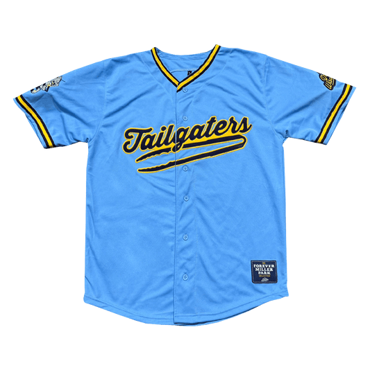 Milwaukee Tailgaters Blue Baseball Jersey